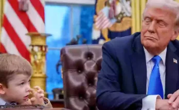 People think they've figured out what Elon Musk's son said to Donald Trump in Oval Office and it's left them shocked