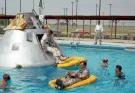 Heartbreaking story behind photo of Apollo 1 astronauts having 'pool party' in their space suits