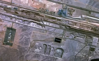 Latest satellite images show progress of Saudi Arabia's controversial £800 billion project 'The Line'