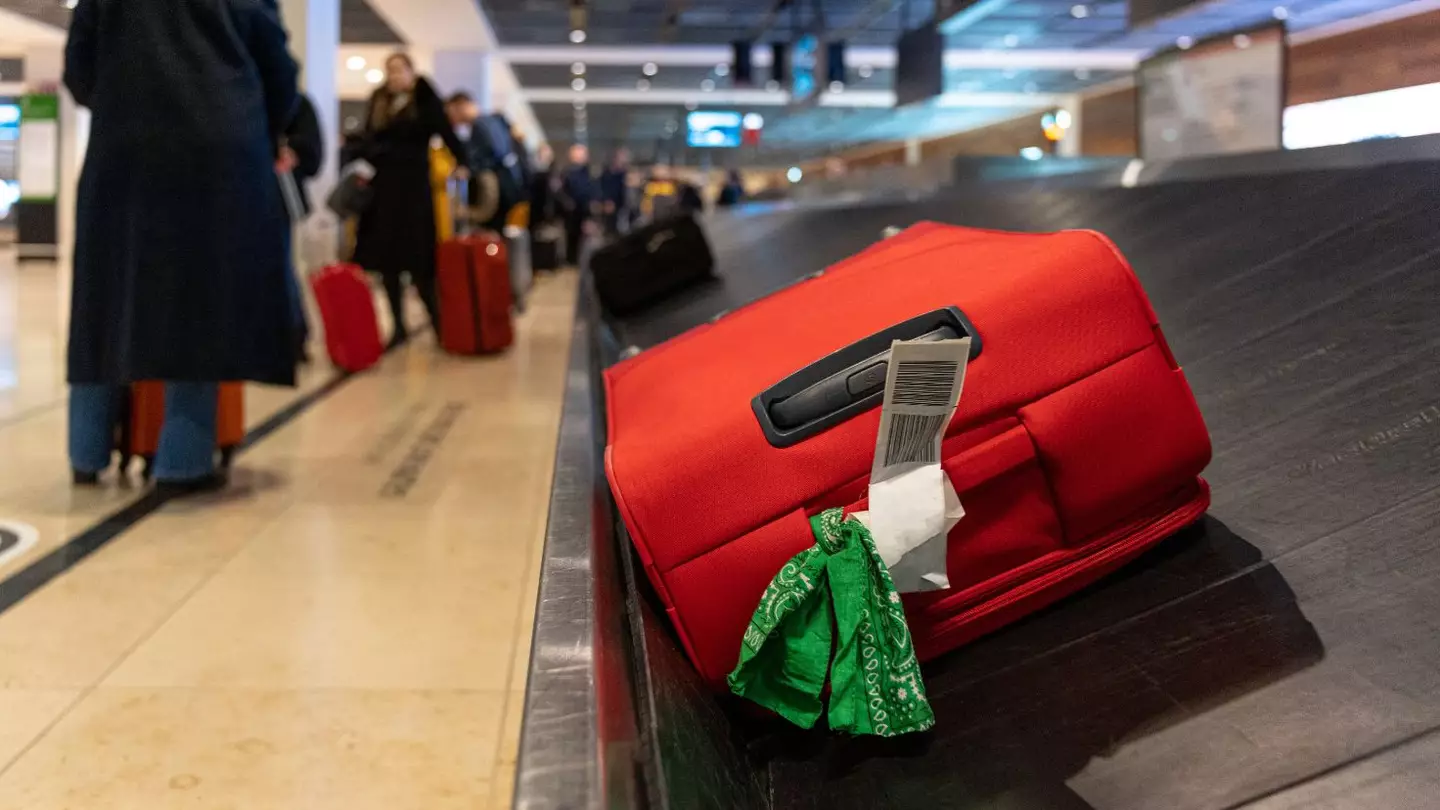 Airport baggage handler issues warning to anyone who ties a ribbon on their suitcase