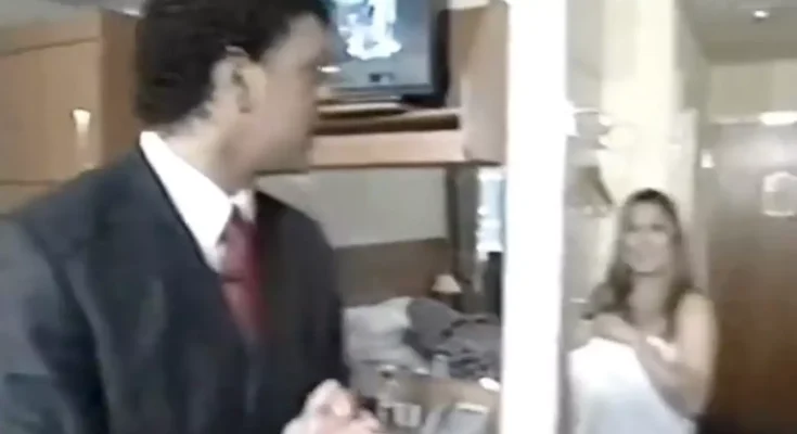Brits can't believe moment presenter was 'caught in room with woman' was allowed to air on UK TV