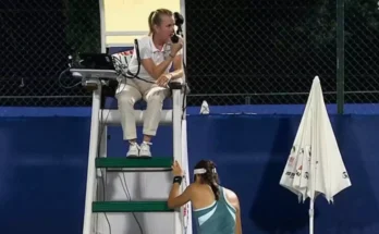 Emma Raducanu breaks down in tears on court over ‘fixated’ man in the crowd