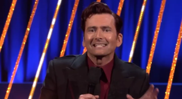 David Tennant receives applause after taking swipe at Donald Trump during BAFTAs speech