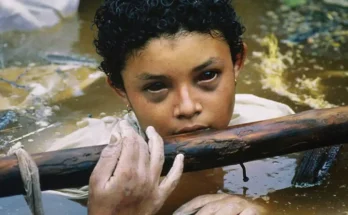 Haunting image shows little girl with eyes turned black after she got trapped in volcanic mudflow and later died