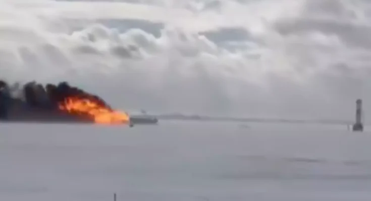 Astonishing new footage shows Delta Air Lines plane crash land before flipping over and exploding into fireball