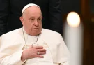 Pope Francis speaks for first time since hospital admission to thank well-wishers