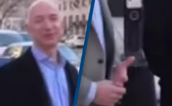 Chilling reason Jeff Bezos' bodyguard has 'fake arms' after video resurfaces showing edgy interaction