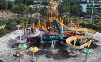 Eerie water park left abandoned for years after catastrophic explosion that caused 500 injuries and 15 deaths