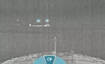 New video shows shocking moment cargo ship smashes into US oil tanker off UK coast