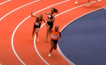Athlete who was hit by opponent with baton speaks out after being treated for 'skull fracture'