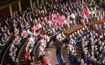 Reason why Democratic lawmakers wore pink to Donald Trump's first address to Congress