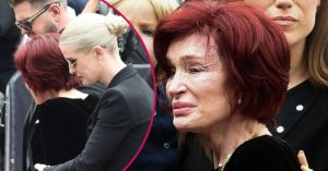 Sharon Osbourne’s grief laid bare in emotional footage from Ozzy’s funeral procession
