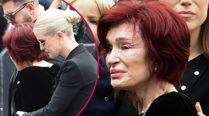Sharon Osbourne’s grief laid bare in emotional footage from Ozzy’s funeral procession