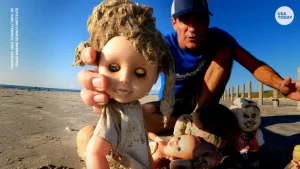 FOUND NEAR RIVER: A mud-covered doll leads rescuers to secret tunnels beneath Texas camp that hold clues to 27 missing children