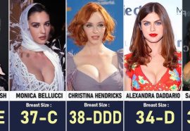 BRA SIZES FAMOUS CELEBRITIES: The Results Will Shock You