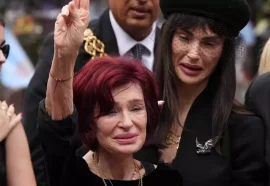 Ozzy Osbourne’s rarely seen daughter sighted with mother Sharon in their first public appearance since his death