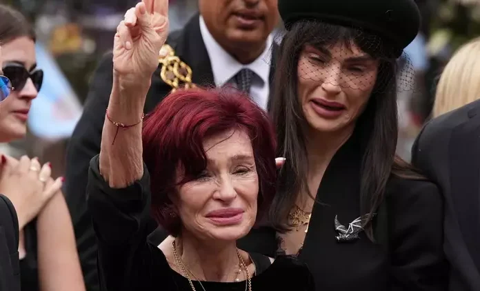 Ozzy Osbourne’s rarely seen daughter sighted with mother Sharon in their first public appearance since his death
