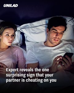 Expert reveals the one surprising sign that your partner is cheating on you