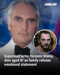 Superman actor Terence Stamp dies aged 87 as family release emotional statement