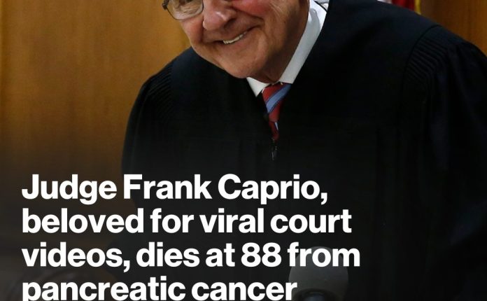 Judge Frank Caprio, beloved for viral court videos, dies at 88 from pancreatic cancer