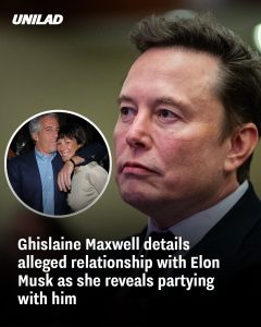 Ghislaine Maxwell details alleged relationship with Elon Musk as she reveals partying with him