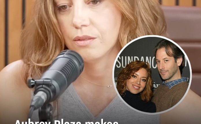 Aubrey Plaza makes heartbreaking admission about grief in first interview since her husband's death