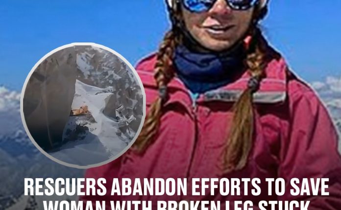 Drone footage captured her in a sleeping bag but the mission has now been stopped.