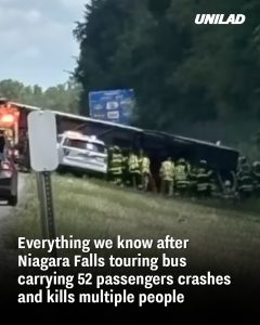 Everything we know after Niagara Falls touring bus crashes and kills multiple people