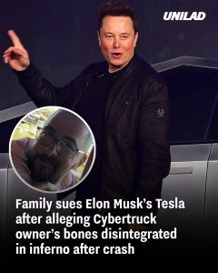 Family sues Elon Musk’s Tesla after alleging Cybertruck owner’s bones disintegrated in inferno after crash