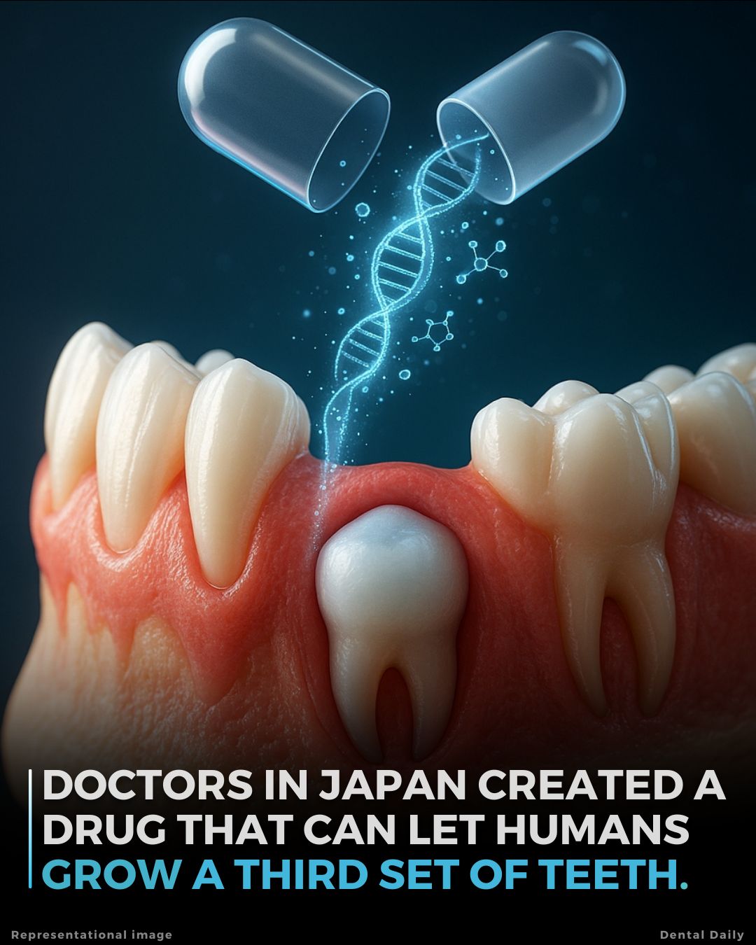 🦷 Humans may soon regrow lost teeth!