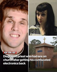 Disgraced priest who had sex on church altar getting his confiscated electronics back