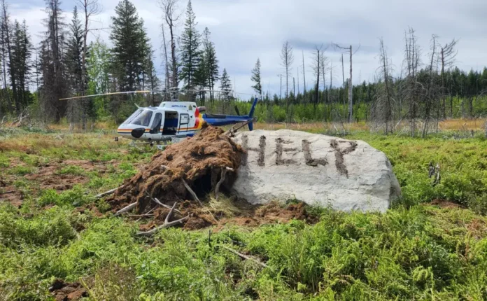 Lost man spent 9 days living off dirty pond water until rescuers spotted ‘HELP’ carved into rock