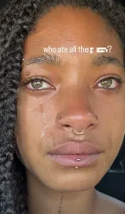 Will Smith and Jada Pinkett’s daughter Willow sparks concern after posting crying selfie with X-rated message