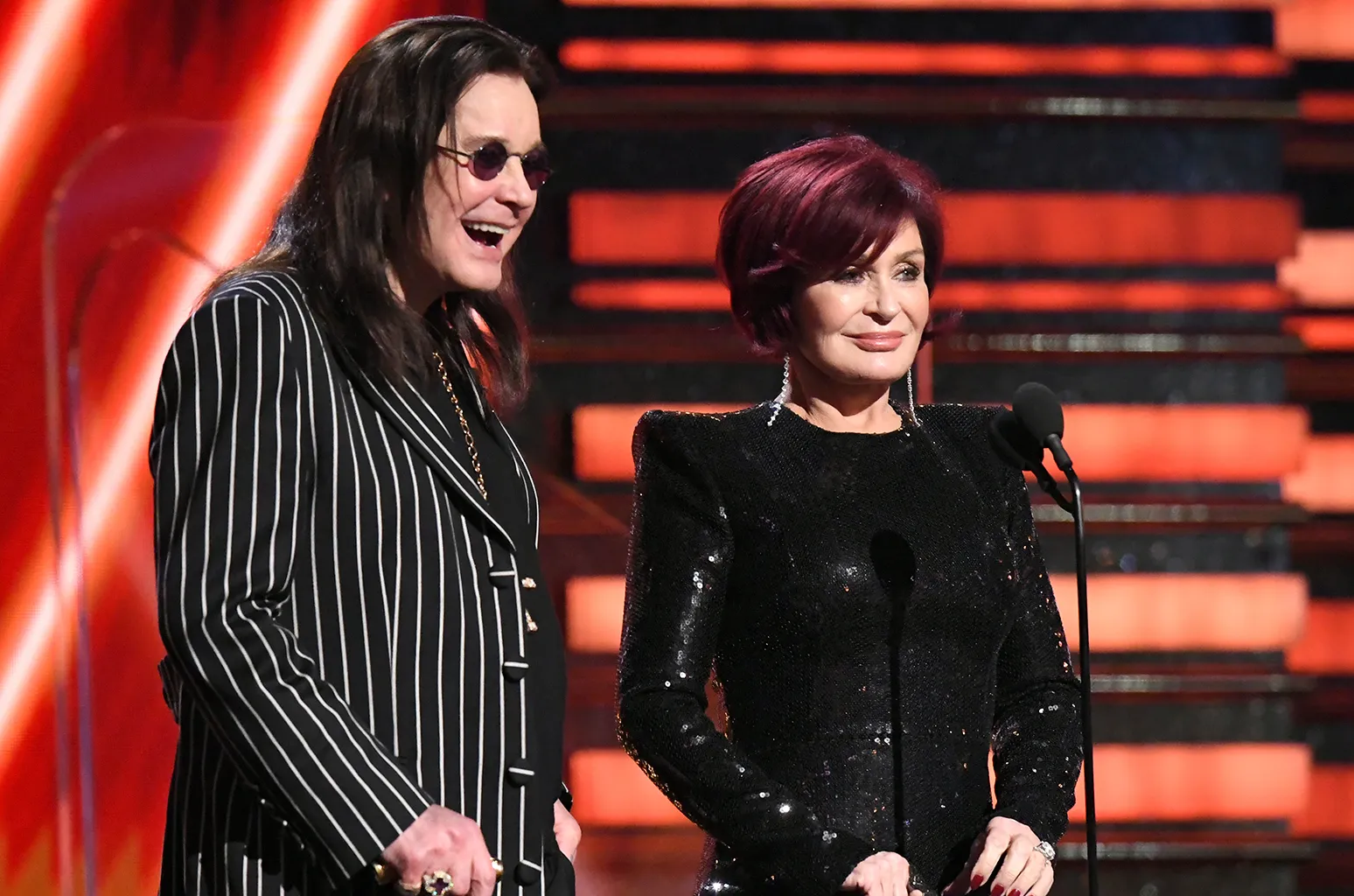 Ozzy Osbourne Dances With Sharon Osbourne At Her 70th Birthday Party