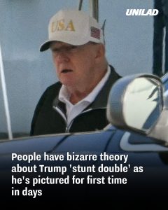 People have bizarre theory about Trump ‘stunt double’ as he’s pictured for first time in days
