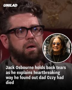 Jack Osbourne holds back tears as he explains heartbreaking way he found out dad Ozzy had died